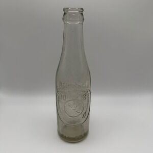 Vintage Dr Pepper 10 2 4 Embossed Clear Glass No City